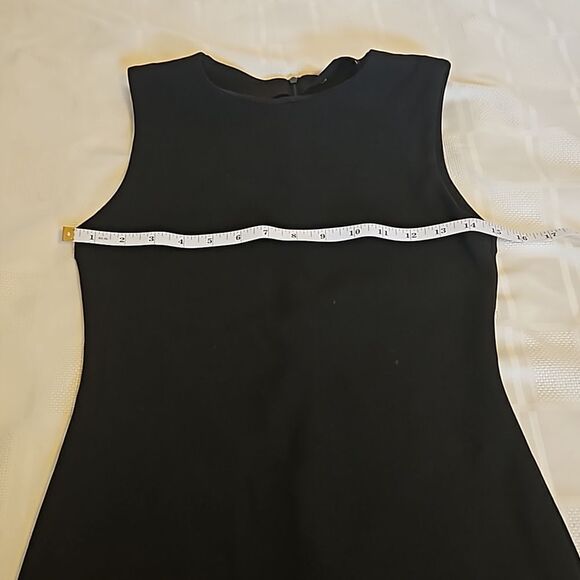 Zara Pencil Sleeveless Midi Dress Small Black - Picture 8 of 16